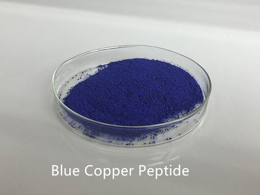 49557-75-7 Pure Plant Extracts Blue Copper Peptide Skin Care